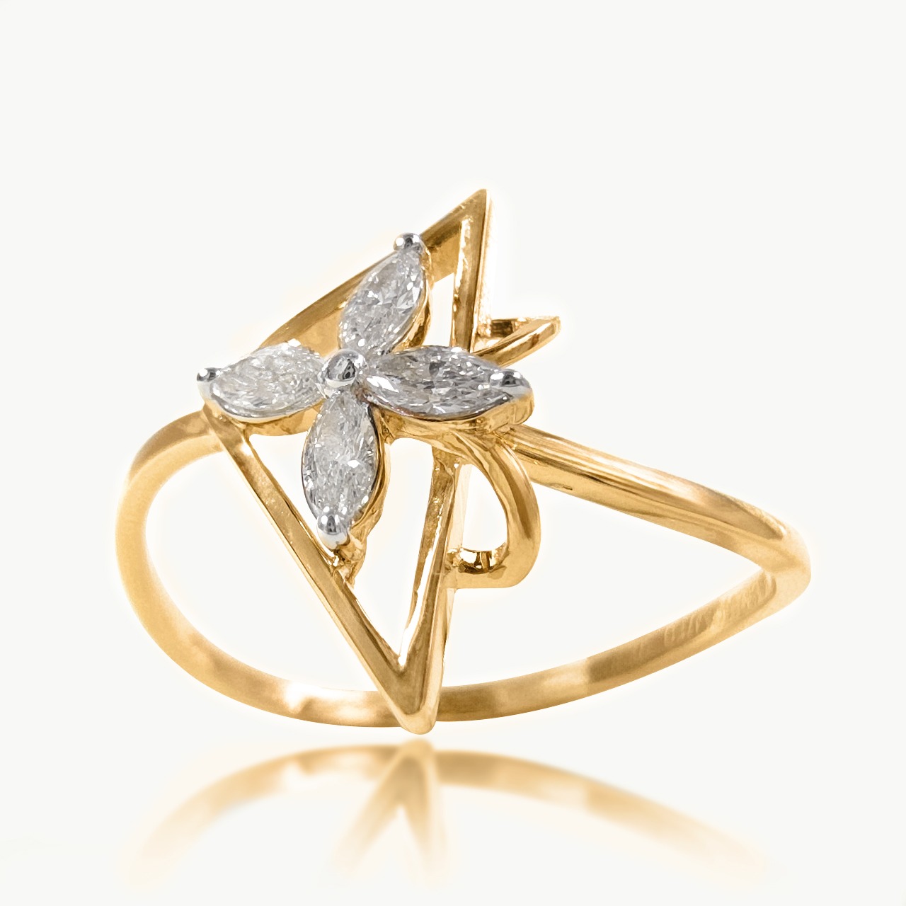 Marquise Bloom Diamond Ring